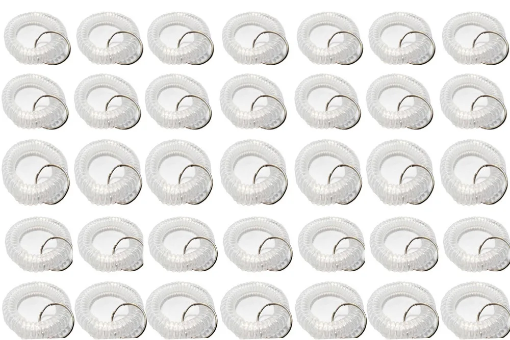 XRHYY Упаковка из 35 Растягивающихся пластиковых браслетов браслет для запястья