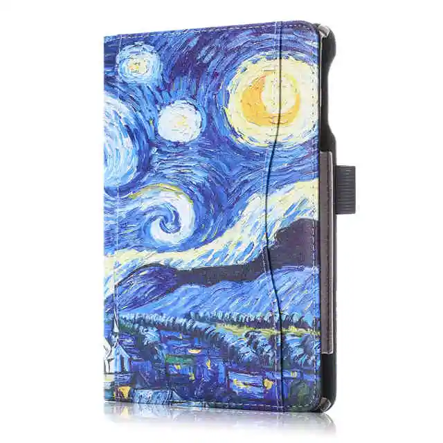 Starry Night IBuyiWin Smart Premium из искусственной кожи чехол для iPad Mini 5 4 7,9 дюймов планшеты принципиально Капа крышка с Авто Режим сна/Пробуждение+ плёнки ручка - Цвет: Starry Night