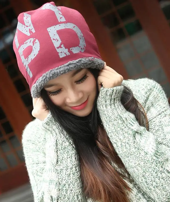 Мужской и женский осенне-зимний хлопковый теплый шарф шапка модная | Аксессуары