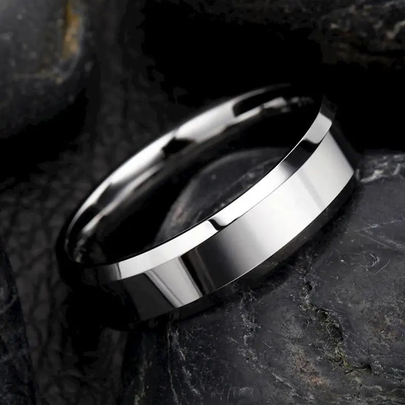 MOREDEAR высококачественное серебряное титановое кольцо 6 мм|titanium ring|ring ring6mm titanium ring |
