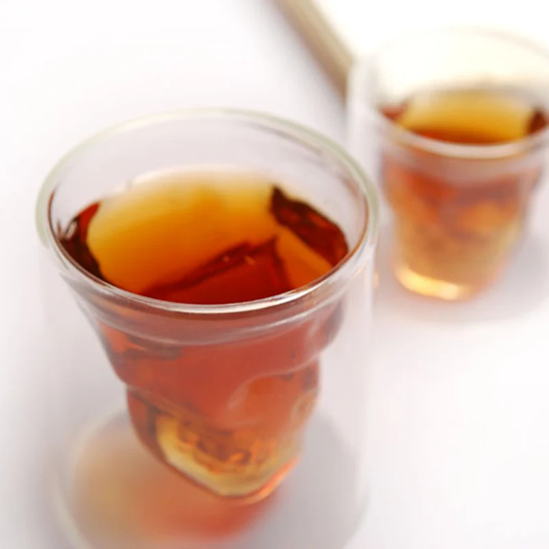 Двойное использование хрустальный череп выстрел стеклянные пиратские чашки