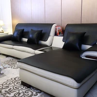 black washed pu leather sofa cushion fabric four seasons universal disposable waterproof european style sofa towel