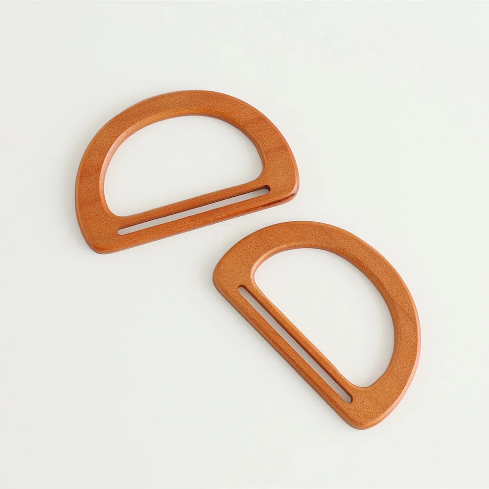 2 шт. модная деревянная сумка кошелек с ручками Ретро стиль D кольцо ручка рамка