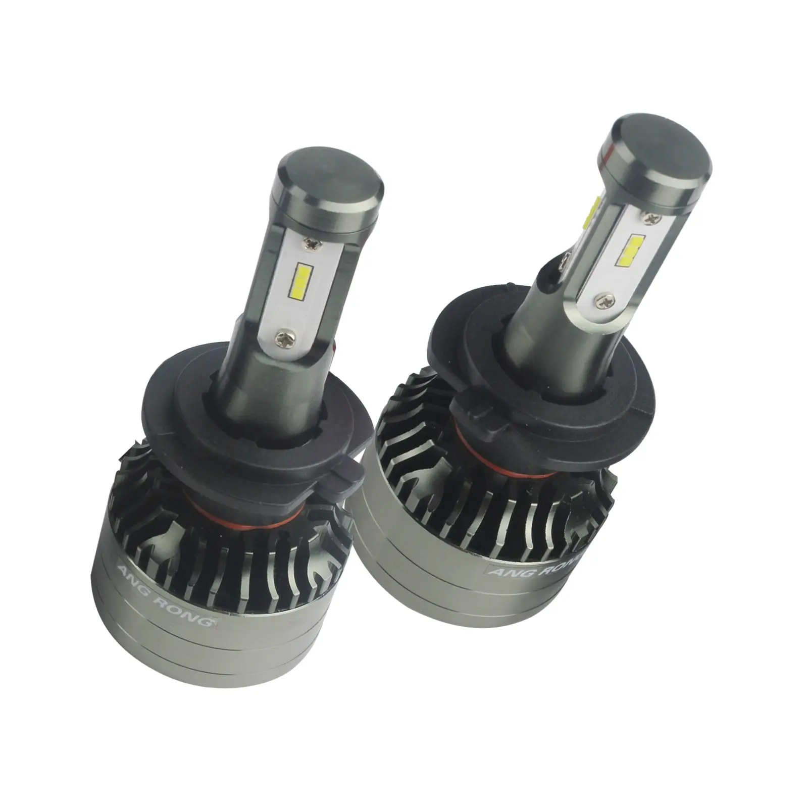 ANGRONG 2x H7 LED 72W CSP чипы 9000LM комплект фар лампы DRL 6500K Ксеноновые белые | Автомобили и