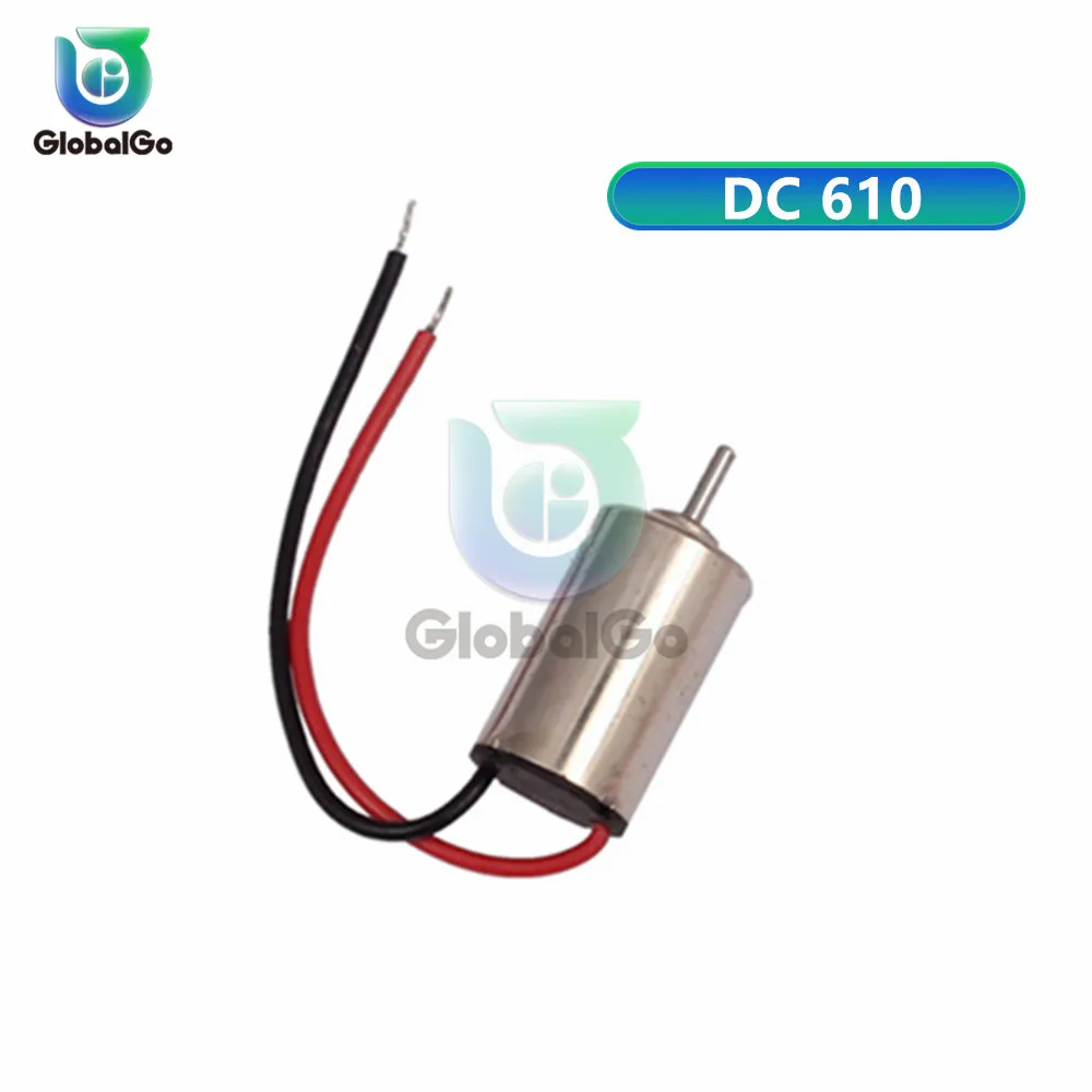 DC 1 5 V 3 вольтовый микро электродвигатель постоянного тока 130 180 300 610 612 614 716 720 хобби