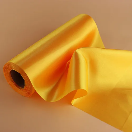 Gold yellow 20 Meters/Lots 30 см пошива одежды ткань атласная лента волна флаг потолок Свадебные Рождественские украшения висит торговый - Цвет: Gold yellow