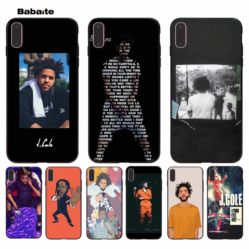 Чехол для телефона Babaite J.Cole популярный чехол iPhone 8 7 6 6S Plus 5 SE XR X XS MAX|Чехлы-накладки|