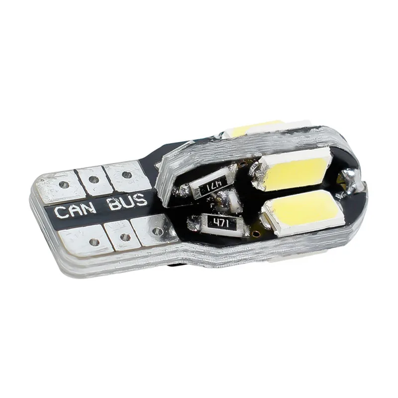 10 шт. автомобисветильник светодиодсветодиодный лампы T10 8SMD 5630 с клиновым