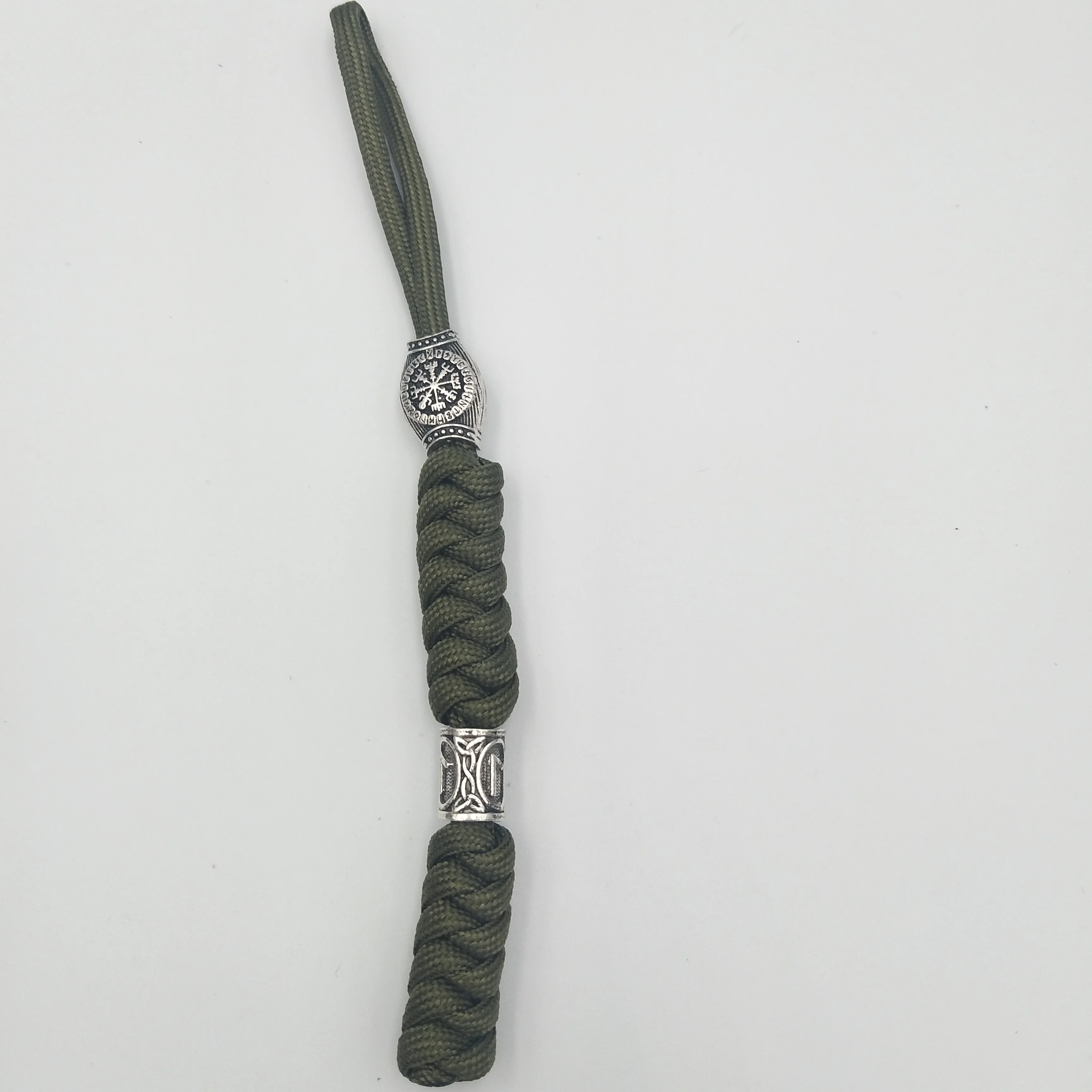 Брелок Викинг Compass Rune Beads Thor's Hammer и скандинавские руны Bead EDC аксессуары брелок из