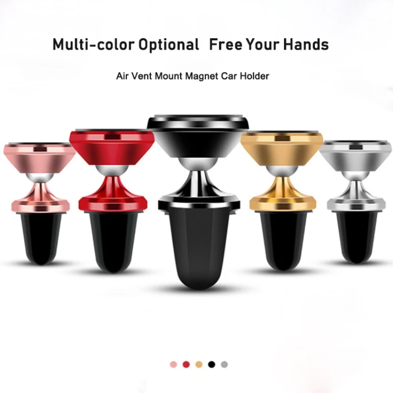 Universal Car Phone Holder For Samsung 360 Degree GPS Magnetic Mobile iPhone Xiaomi Magnet Mount Stand | Мобильные телефоны и