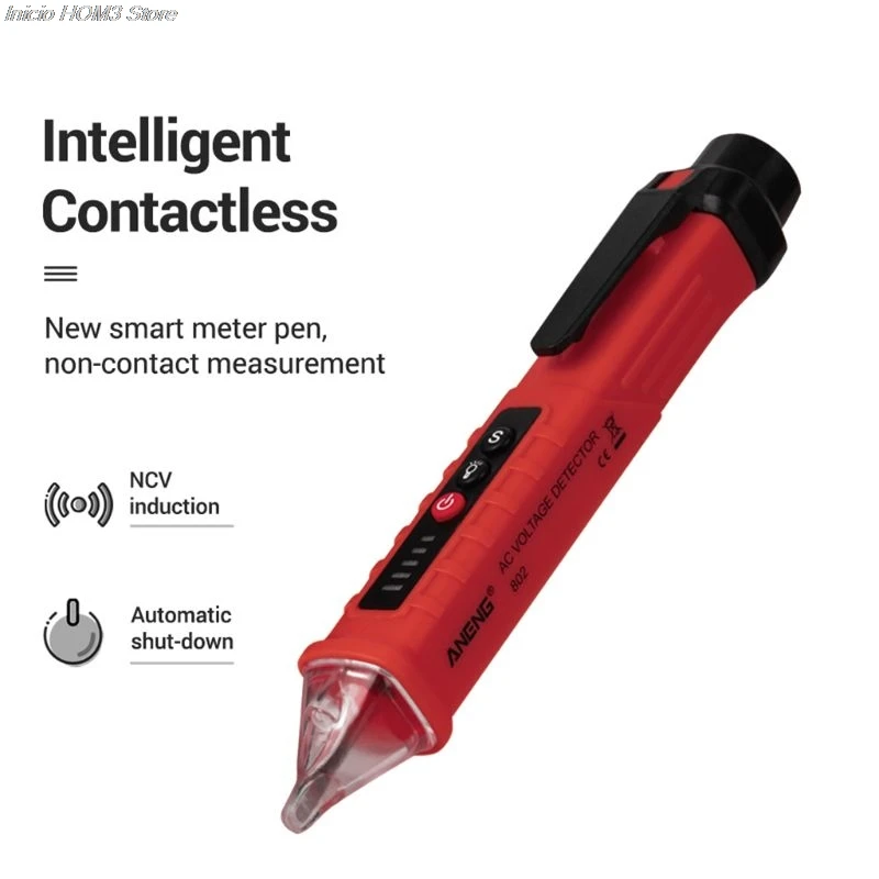 Бесконтактный детектор напряжения переменного тока VD802 тестер 12-1000 В