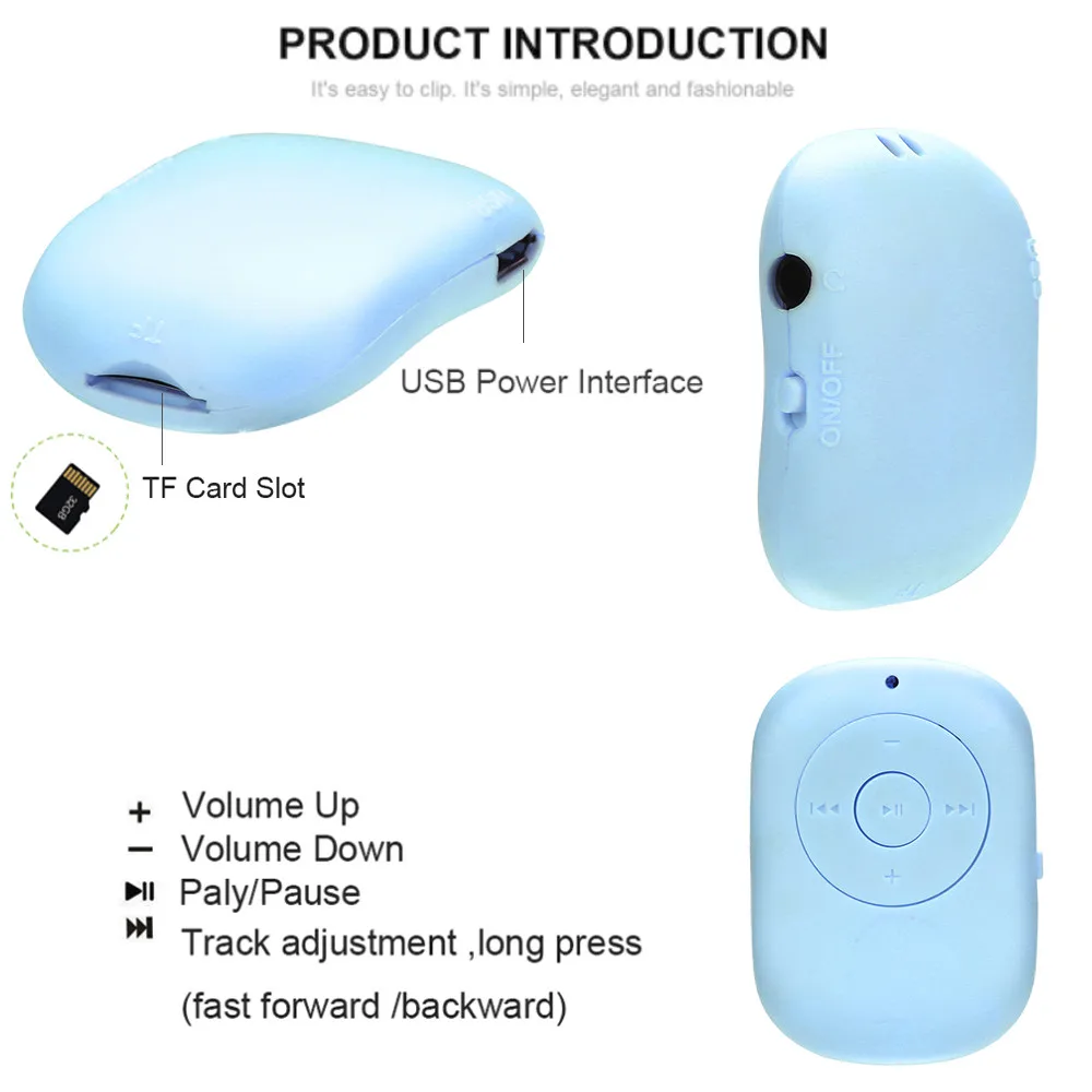 CARPRIE MP3 Players 5PCS Portable Mini USB Player Support Micro SD TF Card Sport Music Media td1011 dropship | Электроника