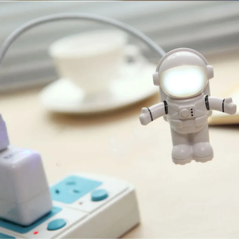 Горячая Распродажа Новый креативный космонавт светодиодный гибкий USB свет для