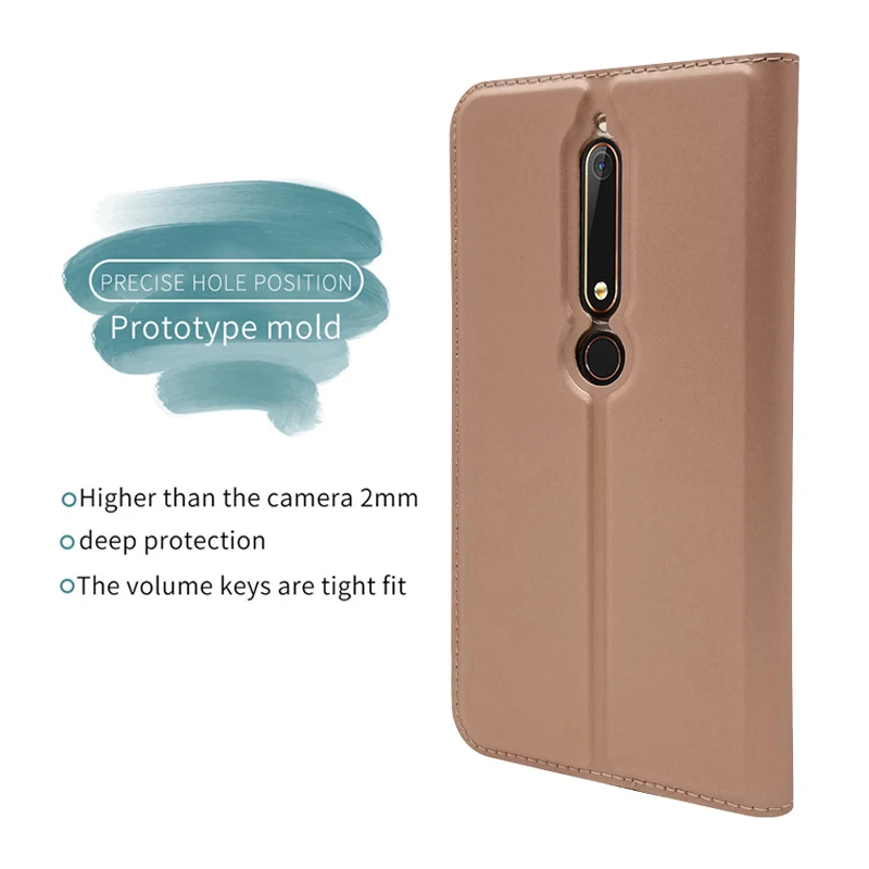 Для Nokia 6 2108 чехол ZROTEVE PU кошелек Coque для Подставка Кожаный флип-чехол Чехол Nokia6