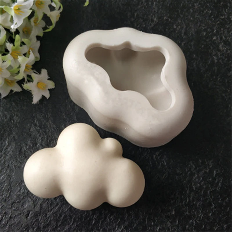 3D форма облака силиконовая для мыла DIY шоколадный мусс инструмент украшения