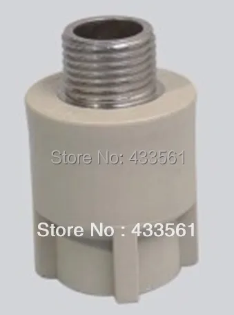

Free Shipping Enviroment friendly PPR Pipe Male Thread Adaptor DN20X1/2"Fittings Connector for sanitary water pipeline