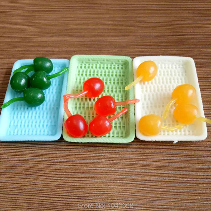 

10 шт./лот ПВХ Твердые вишневые фрукты 22 мм кавайные кабошоны поделки «сделай сам» украшение для дома бант для волос