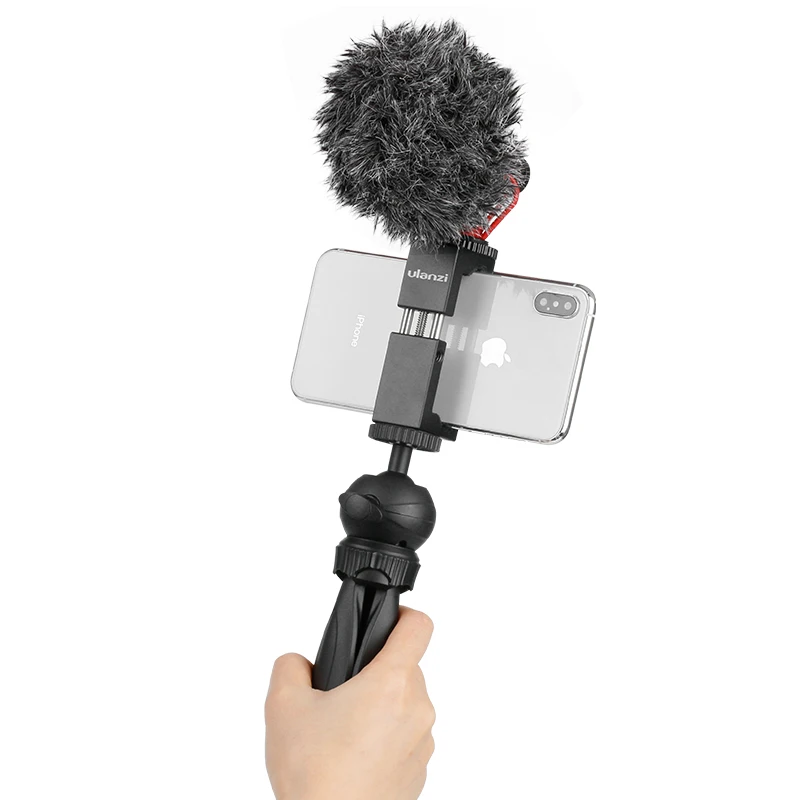ULANZI смартфон Vlogging комплект камера штатив микрофон для iPhone мобильного телефона