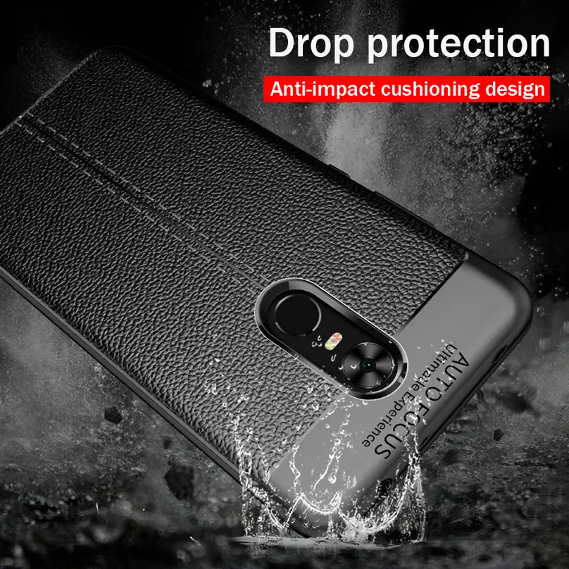 Xiomi Cover For Xiaomi Redmi 5 Plus Case Silicon PU Leather Shockproof Funda 4a 5a 4x 3s Mi a1 6 8 SE |