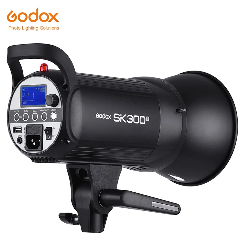 Godox Профессиональные студийные вспышки sk300ii GN58 Max Мощность 400WS 2.4 г Wirless время