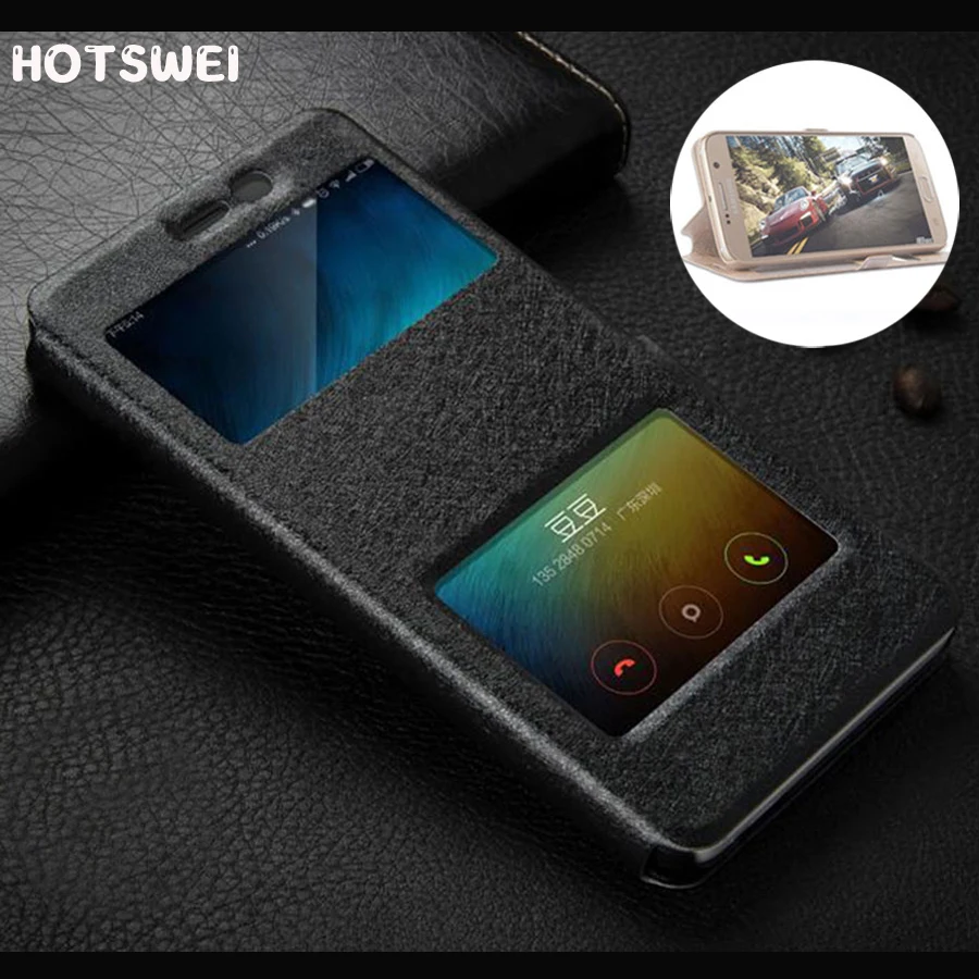 HOTSWEI чехол для Xiaomi Redmi Note 4 X 4X глобальная версия Чехлы модный вид окна магнитная