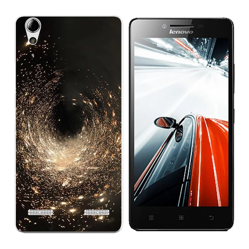 Мягкий ТПУ чехол для телефона Lenovo A6010 Plus &amp A6000 Lemon K3 K30-T с золотой печатью A 6000 6010 Capa
