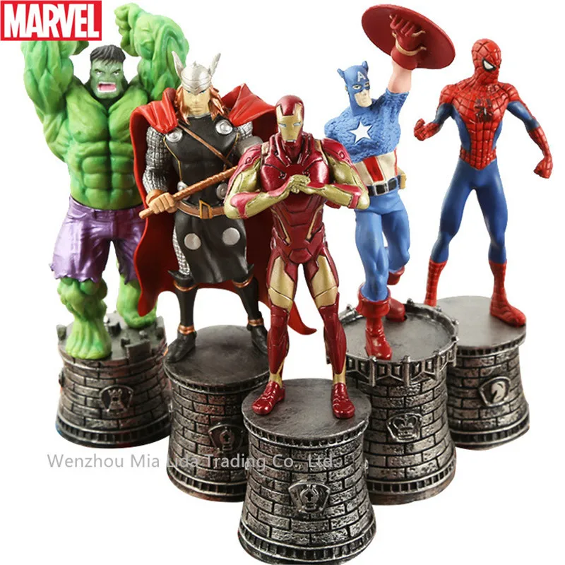 Hasbro Marvel 5 шт. международные Шахматные украшения зеленый гигантский Железный