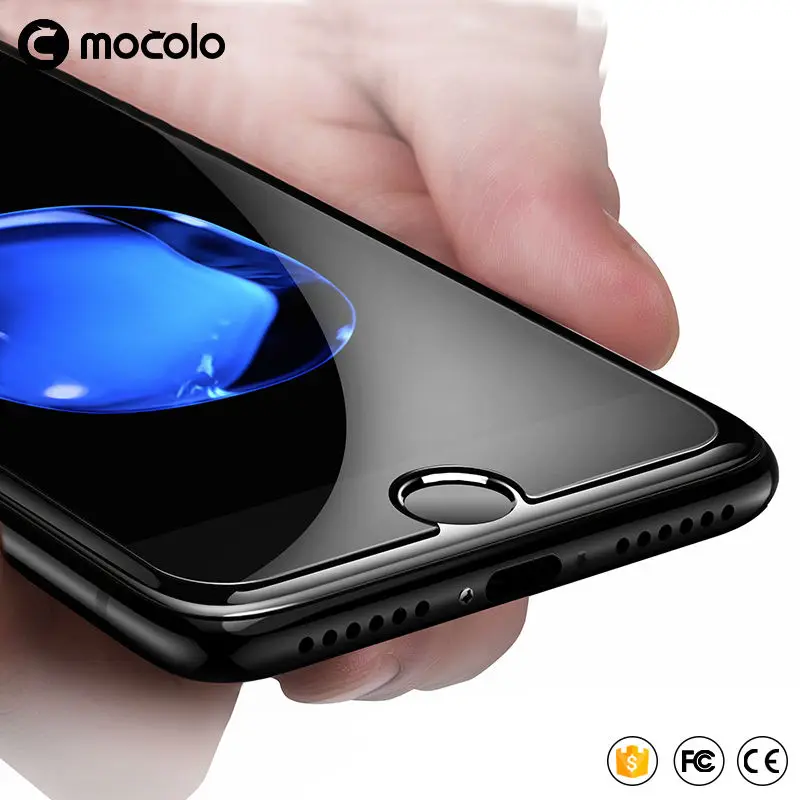 Mocolo, закаленное стекло, пленка для iphone 7, стекло 2.5D, изогнутая, 0,33 мм, 9 H, Защита экрана для iphone 6, 6 S, 7 Plus, XS Max, XR, стеклянная пленка