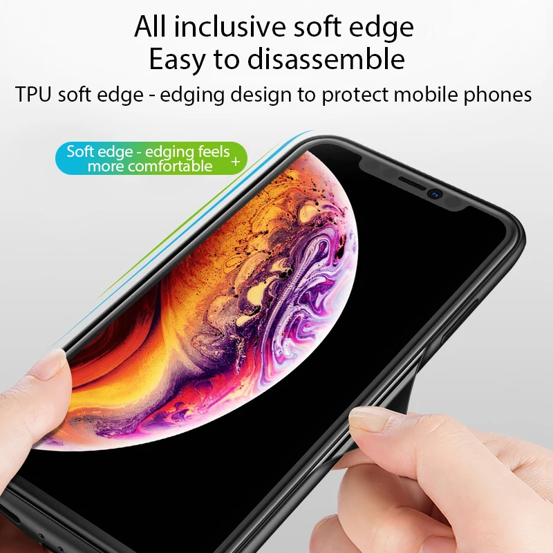 VVKing 5000 mAh/6000 mAh Аккумулятор Чехол для iPhone X R XS максимальный чехол 1A быстрое