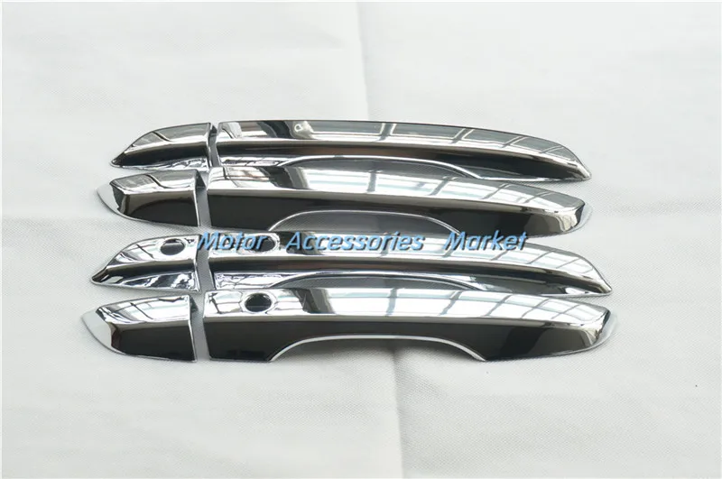 Новая хромированная накладка на ручку из углеродного волокна для Honda Civic Sedan 10