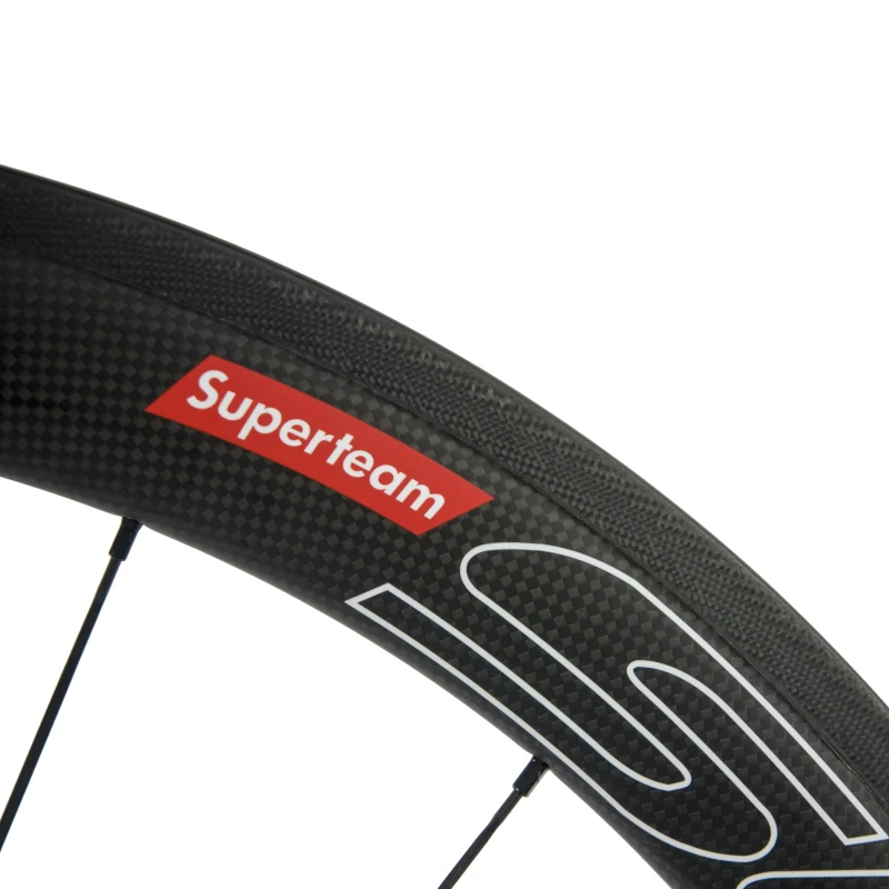 SUPERTEAM 50mm Carbon Wheels R13 With Basalt Braking Surface Tubular 700C Road Wheelset Clincher Bicycle Wheel | Спорт и развлечения