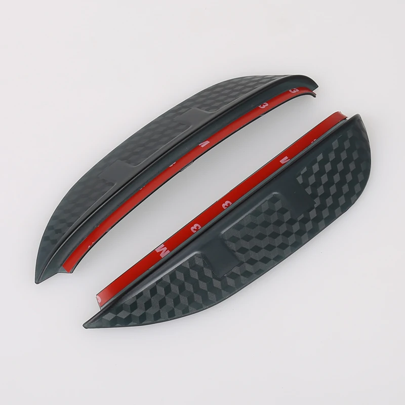 Car Styling Carbon rearview mirror rain eyebrow Rainproof Flexible Blade Protector Accessory For HONDA CIVIC 2012 | Автомобили и