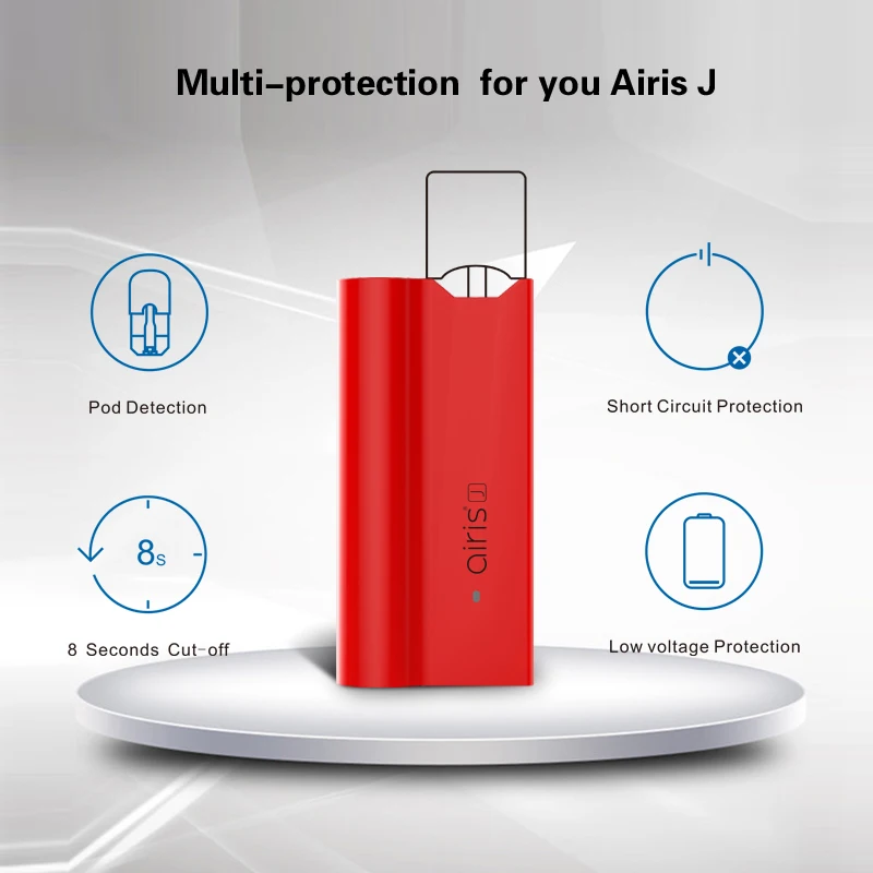 Оригинальный Airistech J Vape Pod испаритель для Нико соль стручок мод Системы