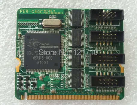

Industrial equipment board AAEON Mini PCI 4-port RS-232 Module PER-C40C REV B1.0 1907C40C11