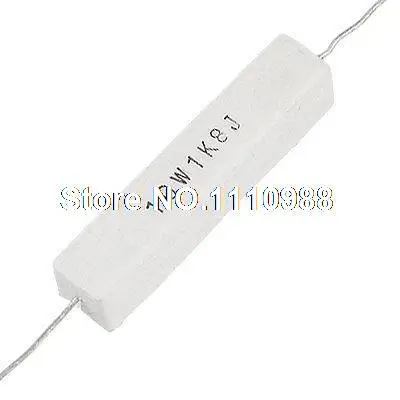 

5 шт осевой керамический цементный Силовой Резистор 1,8 K Ohm 10W 5%