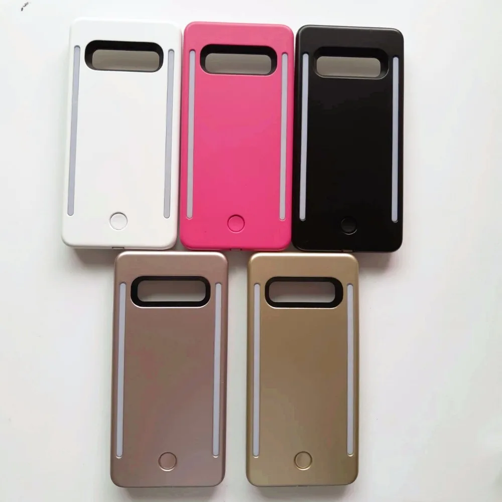 Для Galaxy S10 S8 S9 plus противоударный роскошный светящийся светодиодный чехол для
