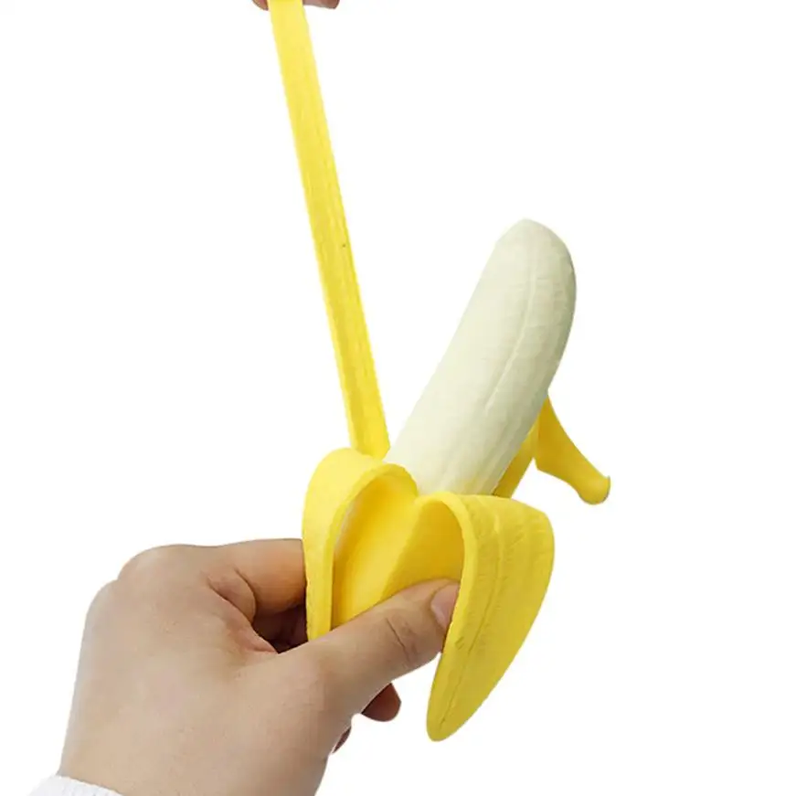 5001 моделирование Jumbo Banana Squeeze Mochi Healing Fun Kawaii Игрушка снятие стресса игрушка