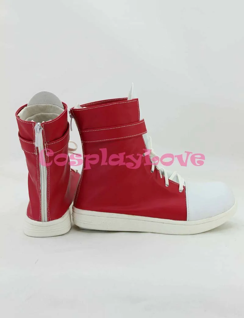 Новейшее японское аниме по индивидуальному заказу! Бело-красные ботинки для