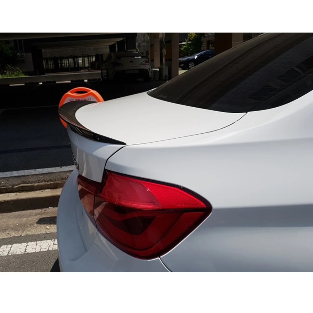 Задний спойлер из углеродного волокна губа утиные крылья для BMW 3 серии F30 F80 M3 320i 328i 335i 326D 2012 2018 P Стиль FRP