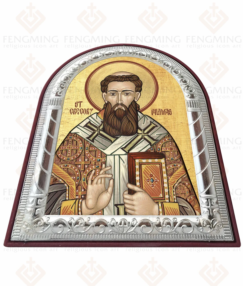 Католическая новая греческая икона церкви Святого Григория паламы