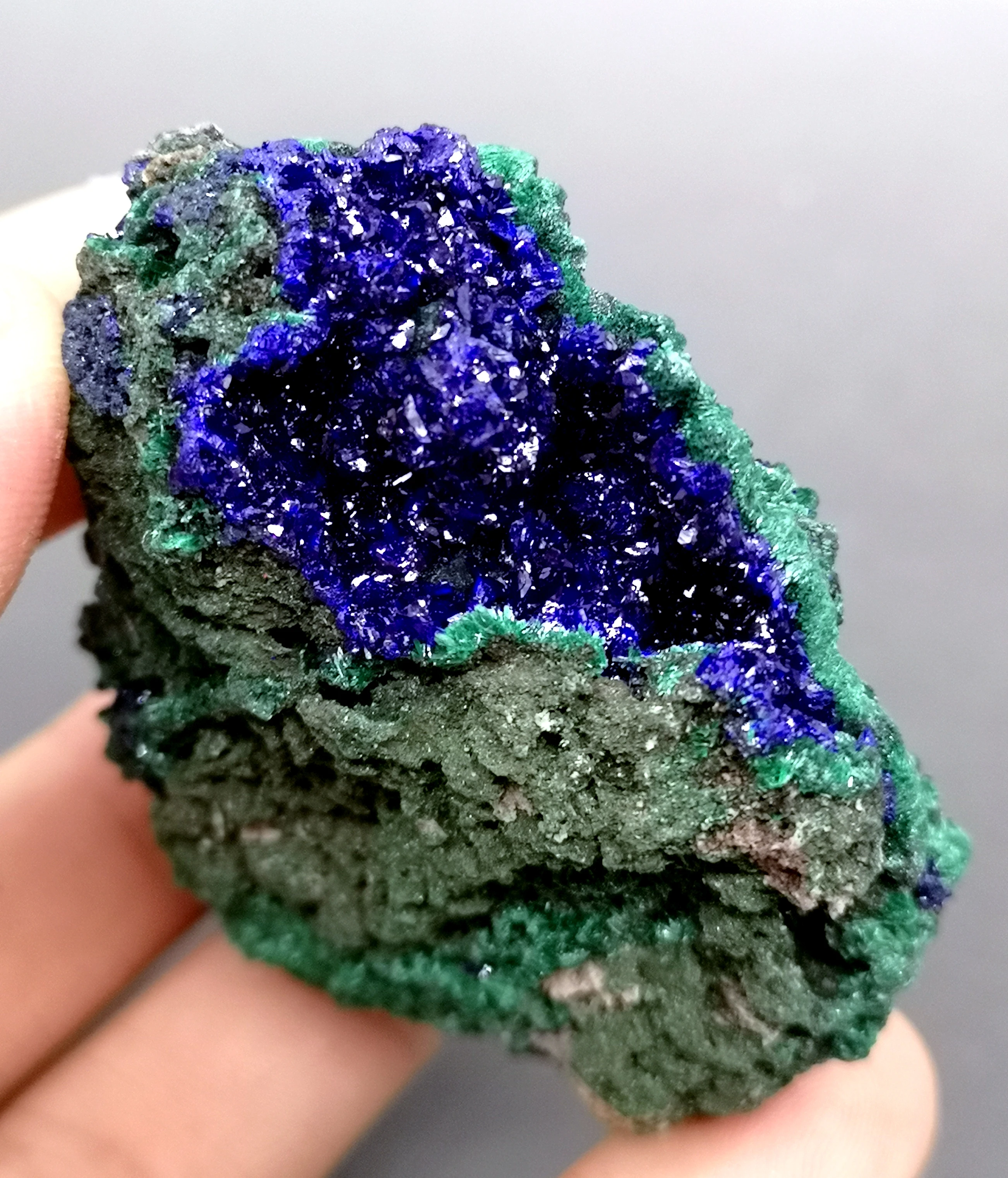 Самых популярных моделей! 49 г Натуральный Камень Блестящий Азурит и Малахитовый