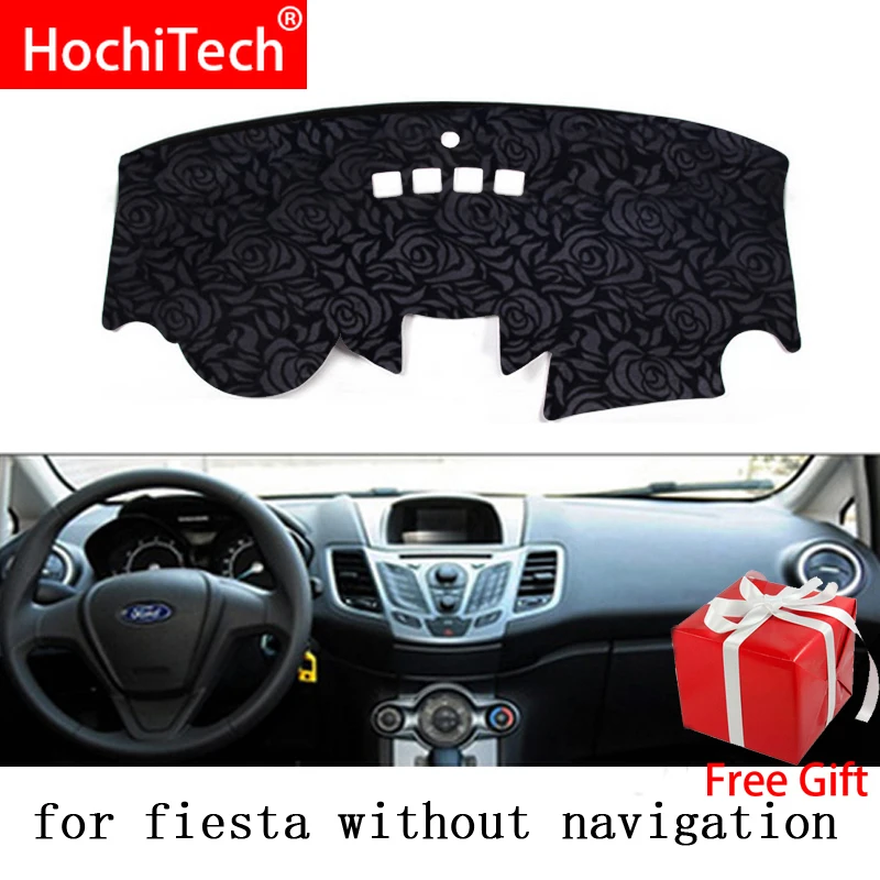 Нескользящий коврик для приборной панели с рисунком розы чехол наклейка