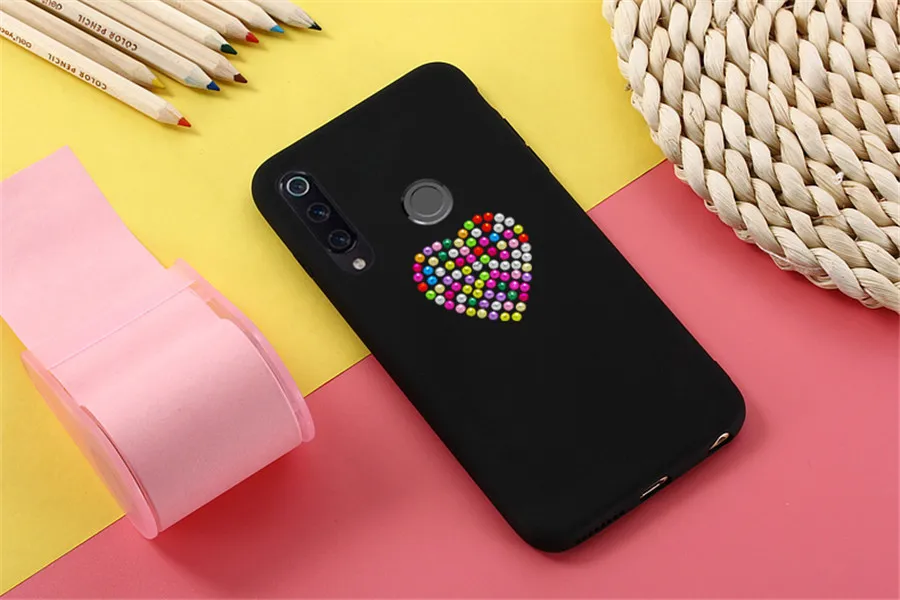 3D Алмазная вышивка с принтом сердце чехол для телефона huawei honor 10i 20i Мягкий
