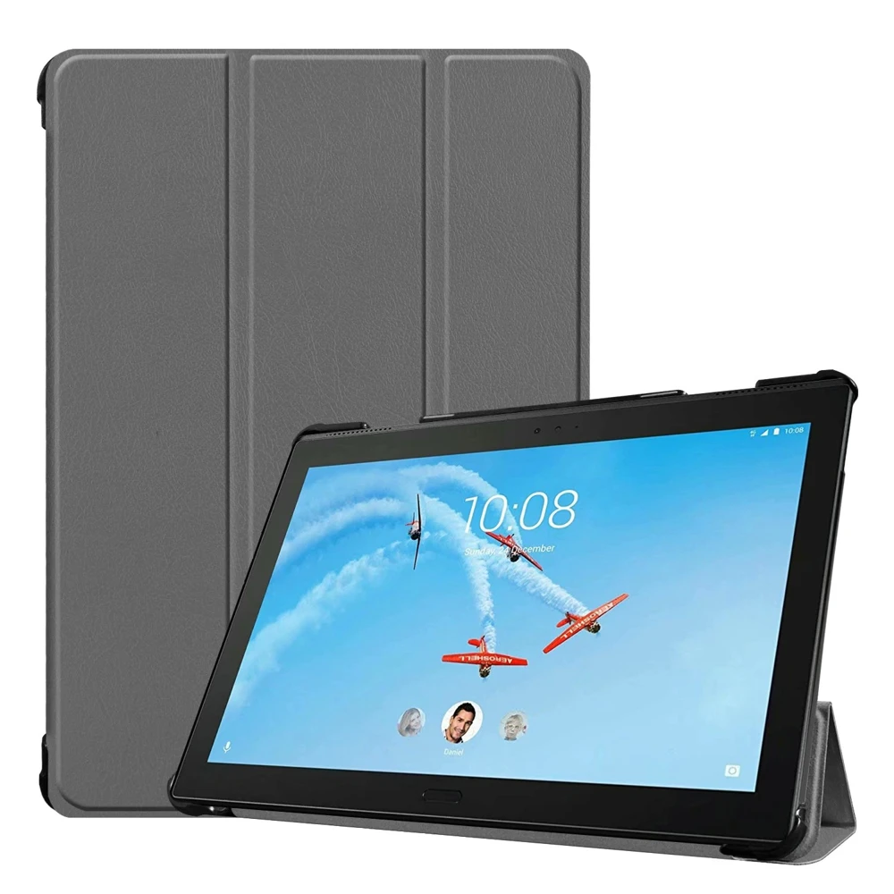 3-Folding Ultra Thin Slim Luxury Folio Stand Leather Case Sleeve Cover For Lenovo Tab P10 10.1 TB-X705F TB-X705M TB-X705N 10.1&quot |