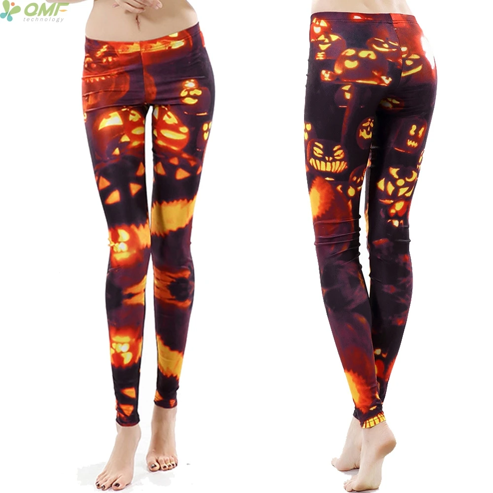 Хэллоуин Зомби 3d печати Косплей карандаш брюки Мода готический Леггинсы череп
