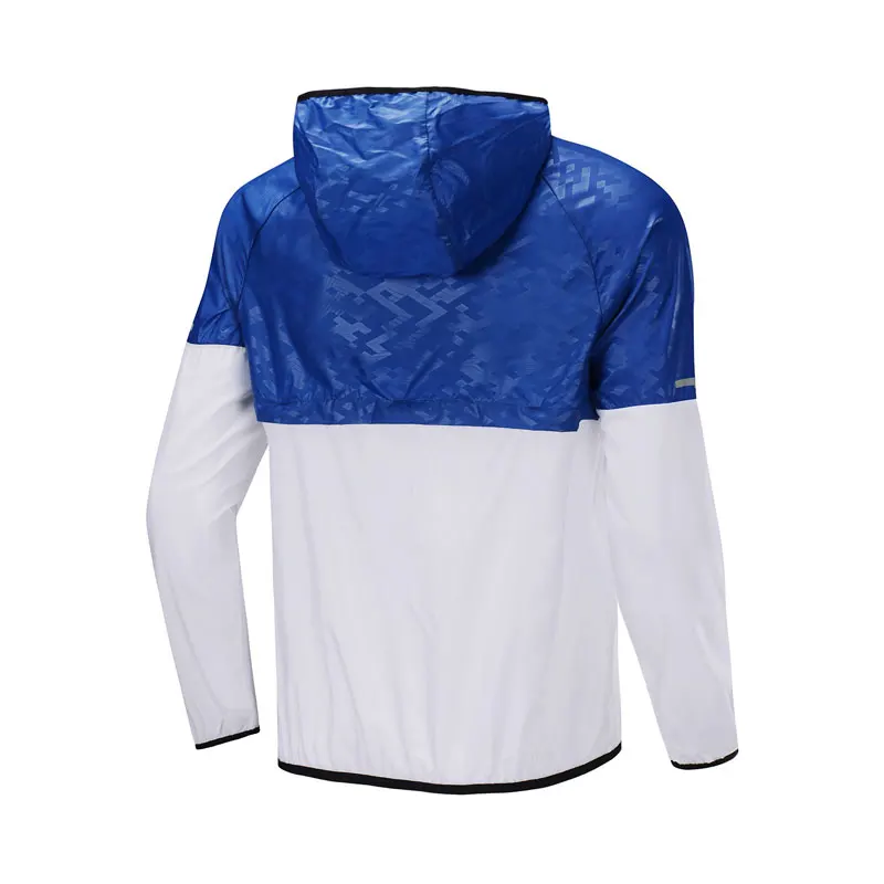 Мужская куртка с капюшоном Li Ning спортивная из 100% полиэстера подкладкой li ning AFDP239