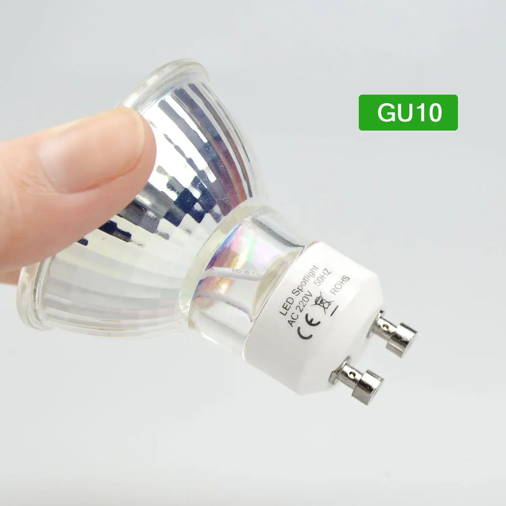 Светодиодный прожектор GU10 лампа 6 Вт AC 220 V термостойкого Стекло тела 3528 SMD 60 светодиодный s белый/теплый белый светильник со светодиодными лампами
