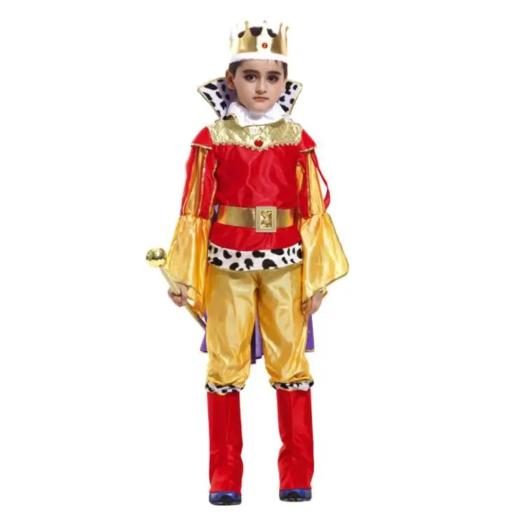 HUIHONSHE/новый детский карнавальный костюм короля принца для мальчиков новогоднее