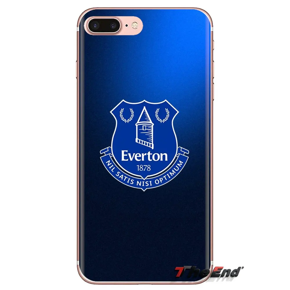 Прозрачный чехол из ТПУ с логотипом футбольной команды Everton для Huawei Mate Honor 4C 5C 5X 6X 7