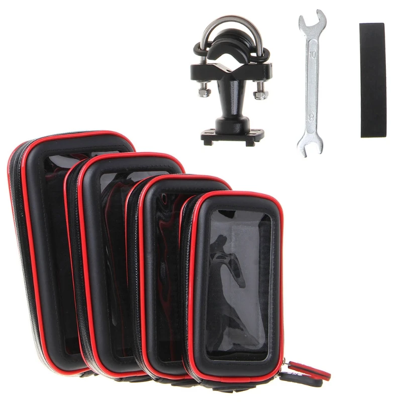 Водонепроницаемый мотоциклетный держатель GPS велосипедный кронштейн сумка для